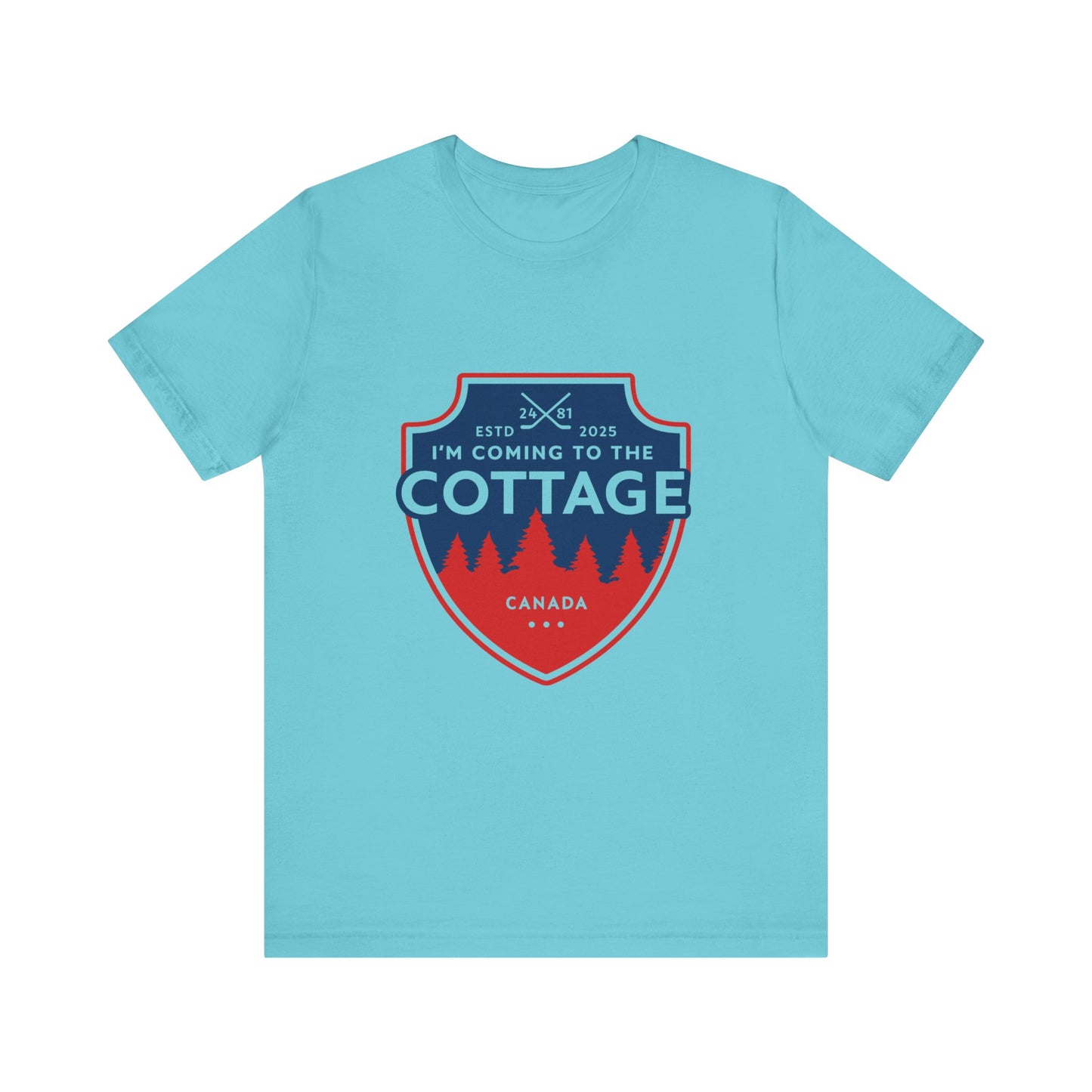 Cottage Hockey Tee — “I’m Coming to the Cottage” Canadian Hockey Lover Shirt