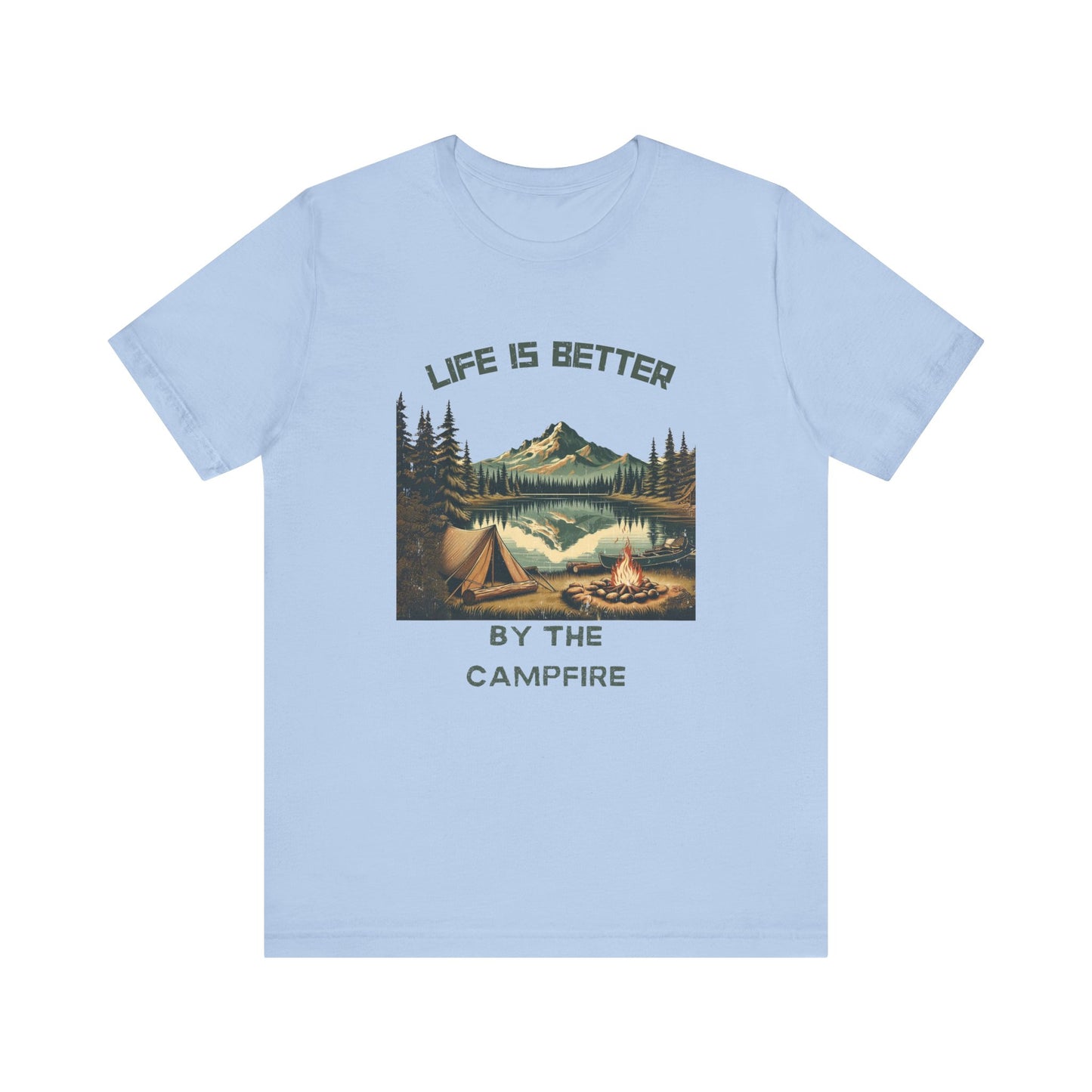 Camping by the lake, Camping shirt, Adventure shirt, Outdoor shirt - PopCultureByDesign36