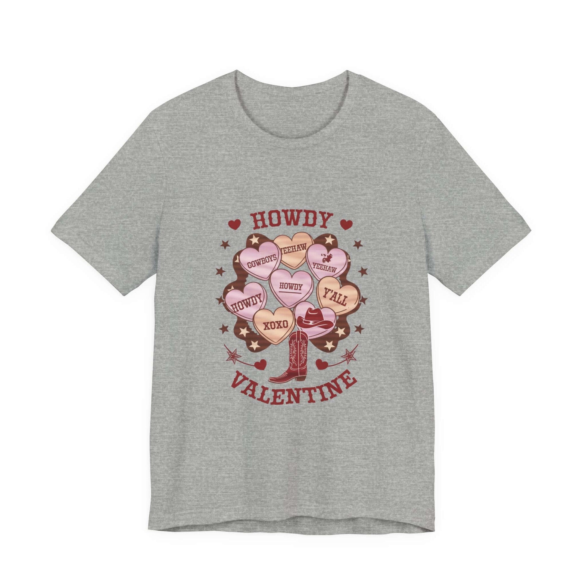 Candy Heart Shirt, Valentine's Day Gift, Country Conversation Hearts Shirt - PopCultureByDesign36