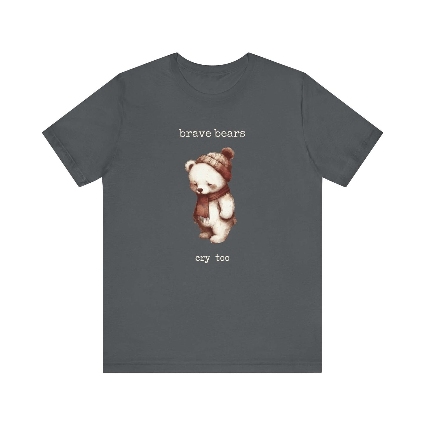 Brave Bears Cry Too Shirt, Vintage Bear Shirt, My tummy Hurts Shirt - PopCultureByDesign36