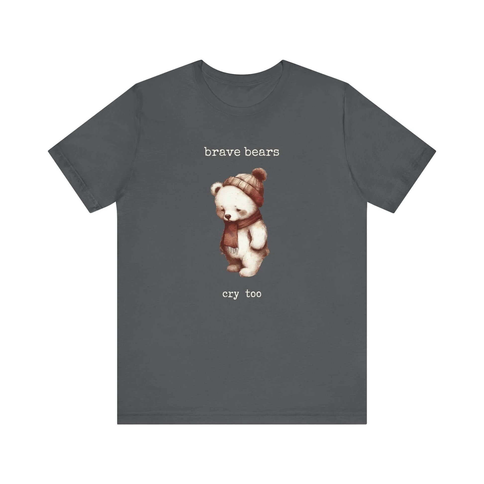 Brave Bears Cry Too Shirt, Vintage Bear Shirt, My tummy Hurts Shirt - PopCultureByDesign36