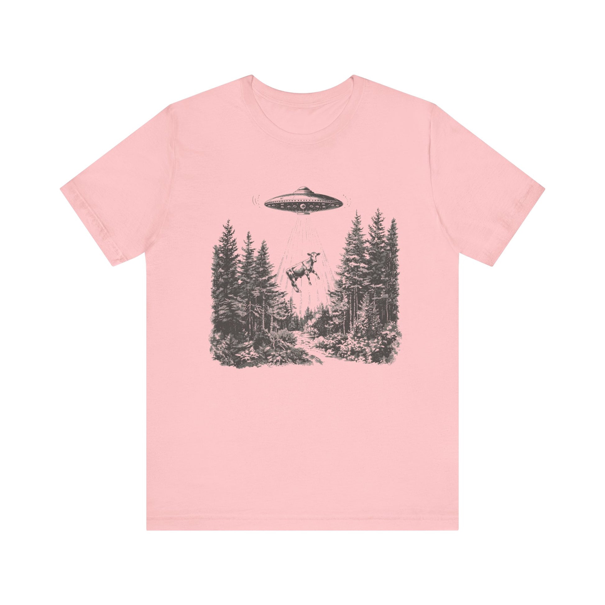 Ufo Cow Shirt, Retro T-Shirt, Vintage Cow Ufo TShirt, Ufo Graphic Tee - PopCultureByDesign36