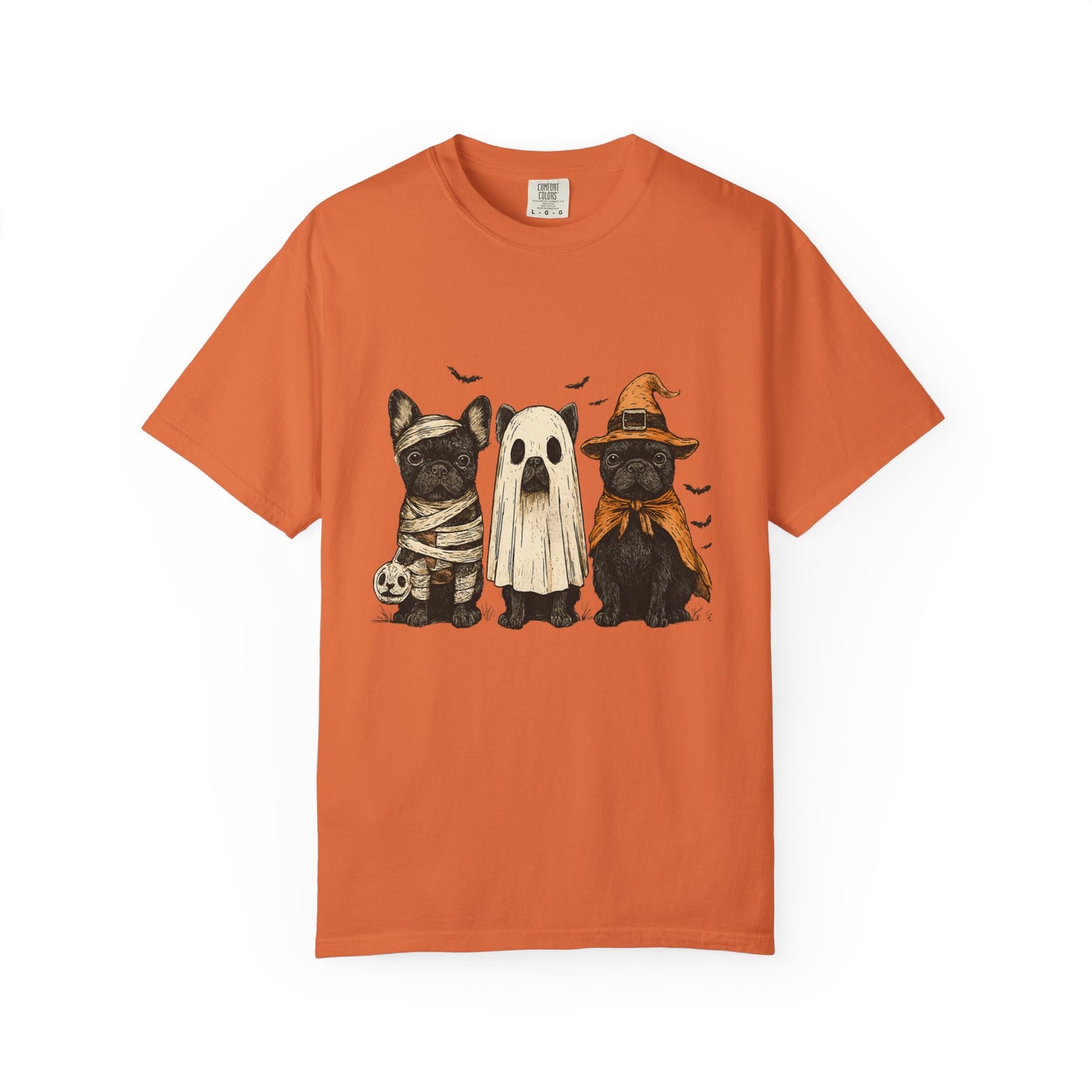 French Puppies Halloween T-shirt, Cute Frenchie Halloween, Dog Lover Shirt - PopCultureByDesign36