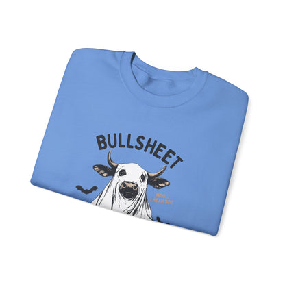 Bull Sheet Sweatshirt, Halloween Ghost Cow Sweatshirt, Trick or Treat Shirt - PopCultureByDesign36