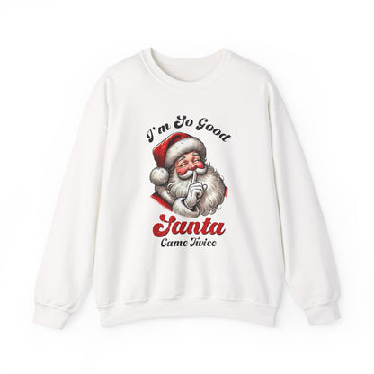 Funny Santa Sweatshirt, Women Ugly Christmas Sweatshirt, Holiday Sweatshirt - PopCultureByDesign36