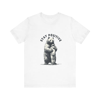 Stay Positive Bear Hug Shirt, Mental Health Shirt, Bear Hug Tee - PopCultureByDesign36