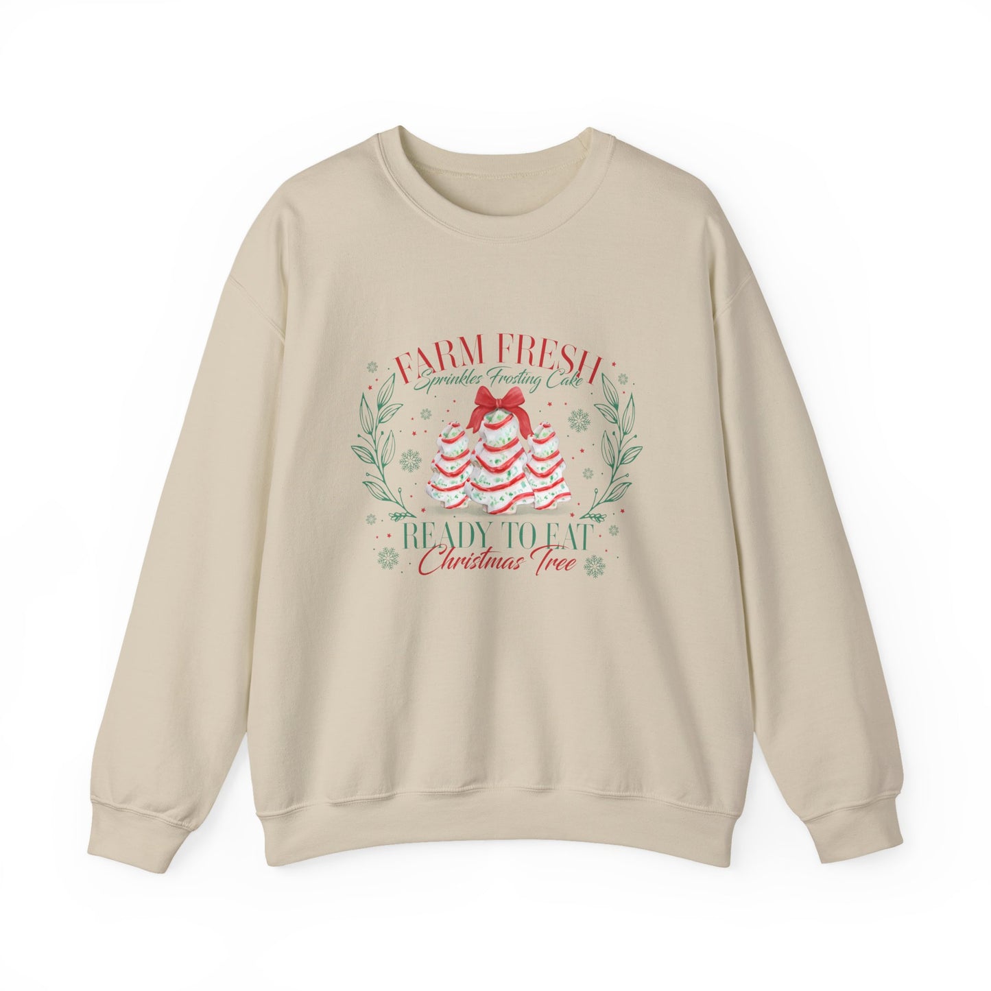 Farm Fresh Christmas Tree Cakes Shirt, Christmas Cake Sweatshirt - PopCultureByDesign36
