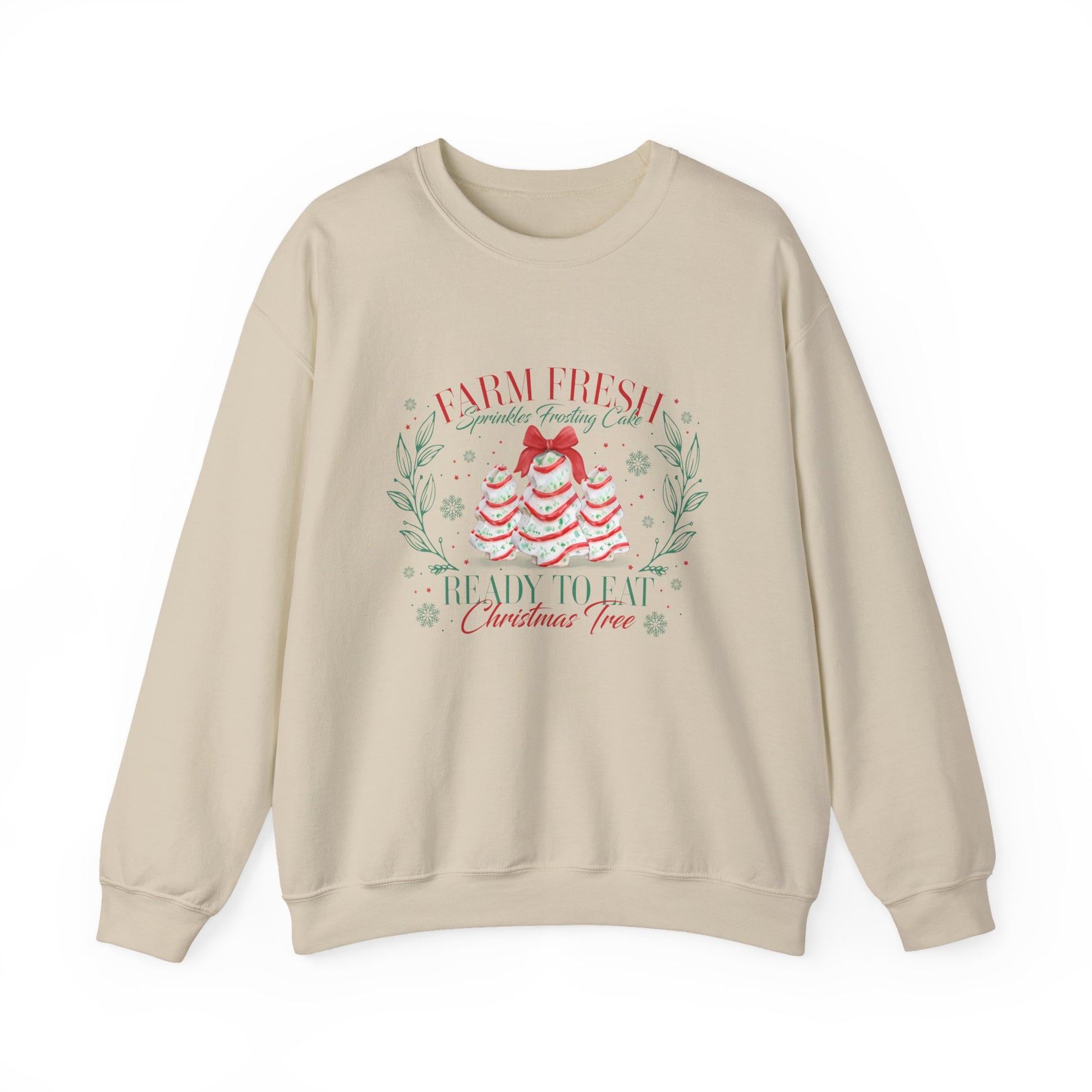 Farm Fresh Christmas Tree Cakes Shirt, Christmas Cake Sweatshirt - PopCultureByDesign36