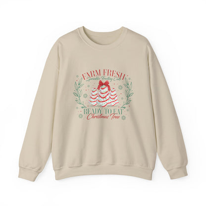 Farm Fresh Christmas Tree Cakes Shirt, Christmas Cake Sweatshirt - PopCultureByDesign36