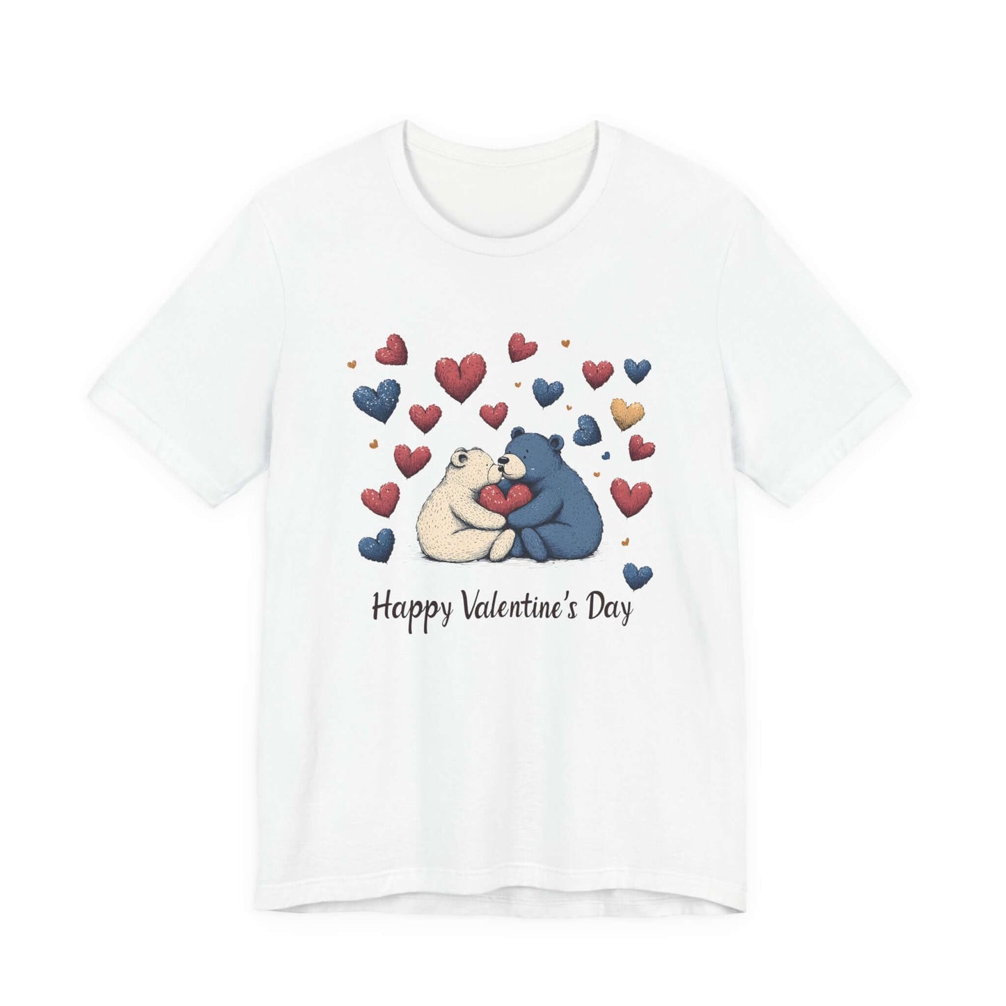 Bear Valentine Shirt, Cute Bear Shirt, Teddy Bear Shirt, Heart Valentine Shirt - PopCultureByDesign36