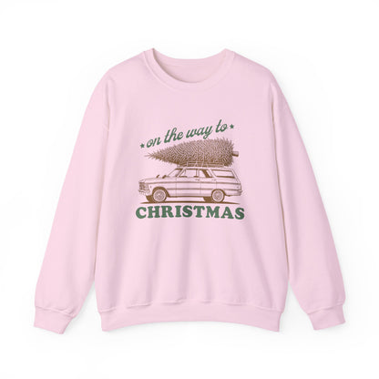 On The Way To Christmas, Xmas Sweatshirt, Family Christmas, Christmas Jolly - PopCultureByDesign36