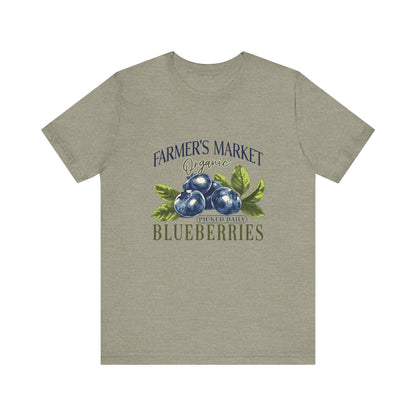 Fruit Farm Shirt, Blueberry Shirt, Cottagecore Berry Tshirt, Summer Fruit Shirt - PopCultureByDesign36