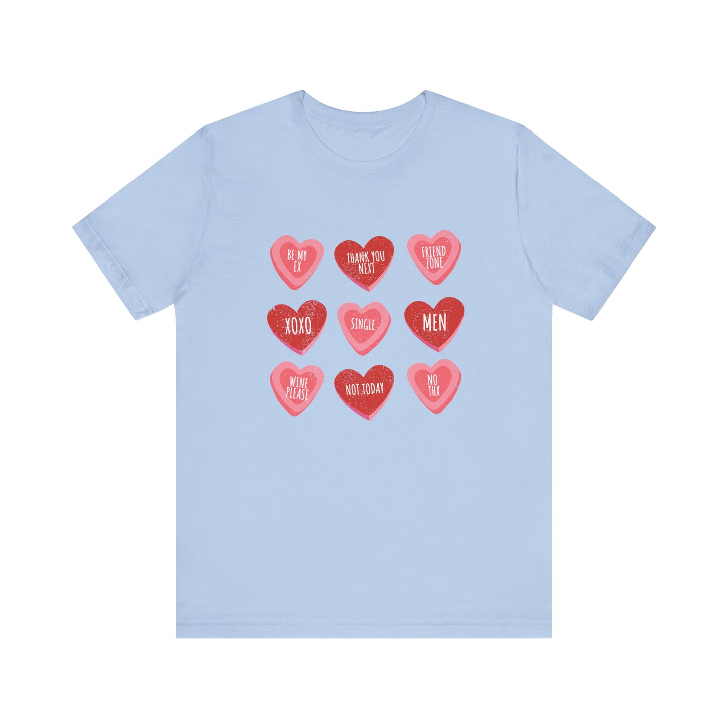 Candy Heart Shirt, Valentine's Day Gift, Conversation Hearts Shirt - PopCultureByDesign36