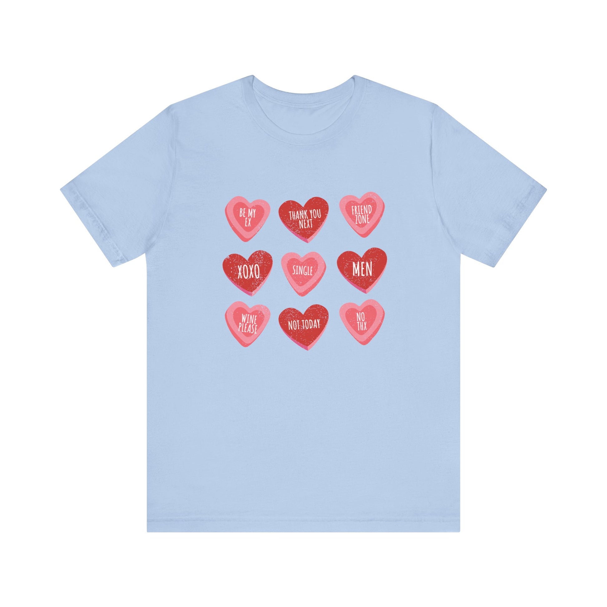 Candy Heart Shirt, Valentine's Day Gift, Conversation Hearts Shirt - PopCultureByDesign36