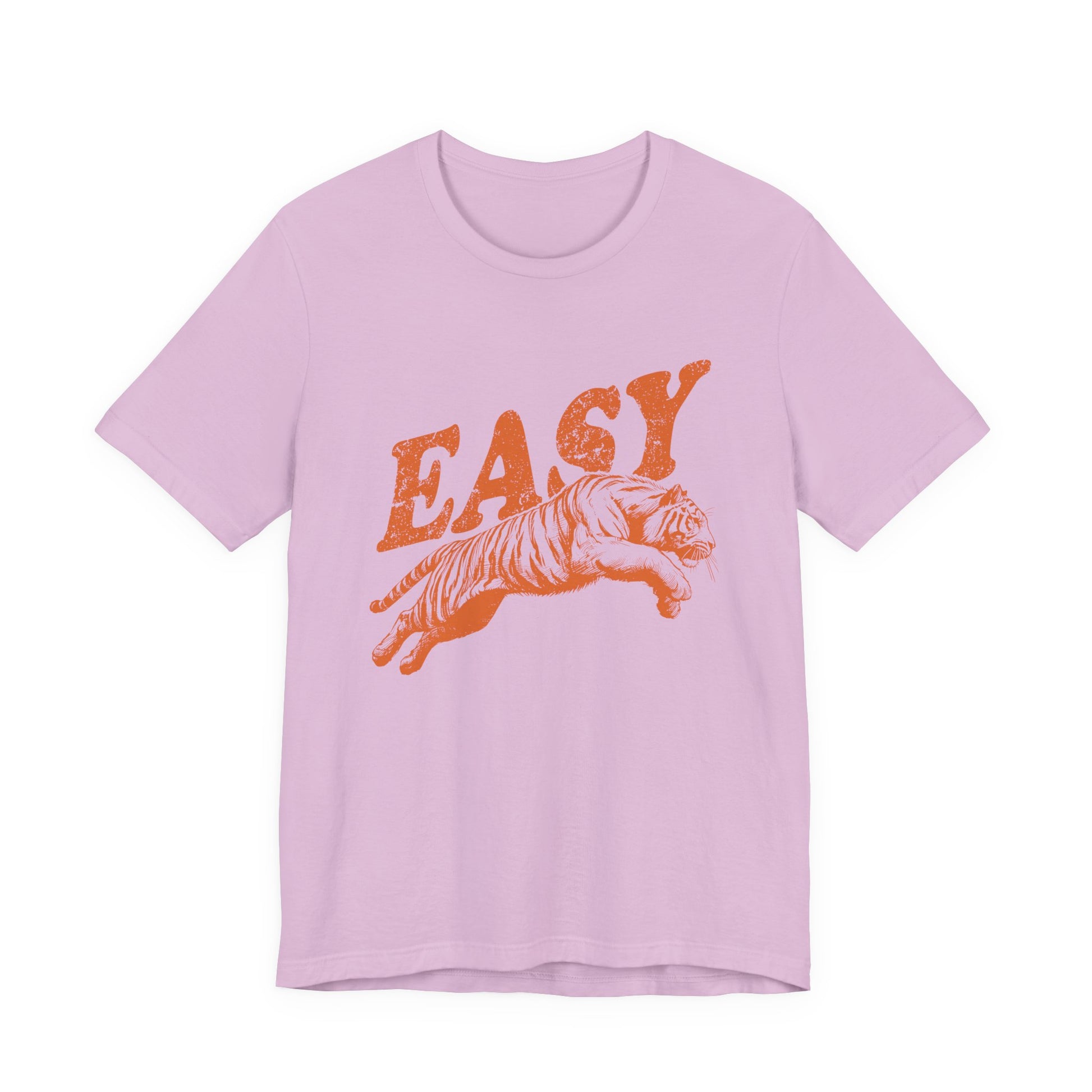 Easy Orange Tiger Shirt, Retro Boho Tee, Hippie Clothes, Indie Shirt - PopCultureByDesign36