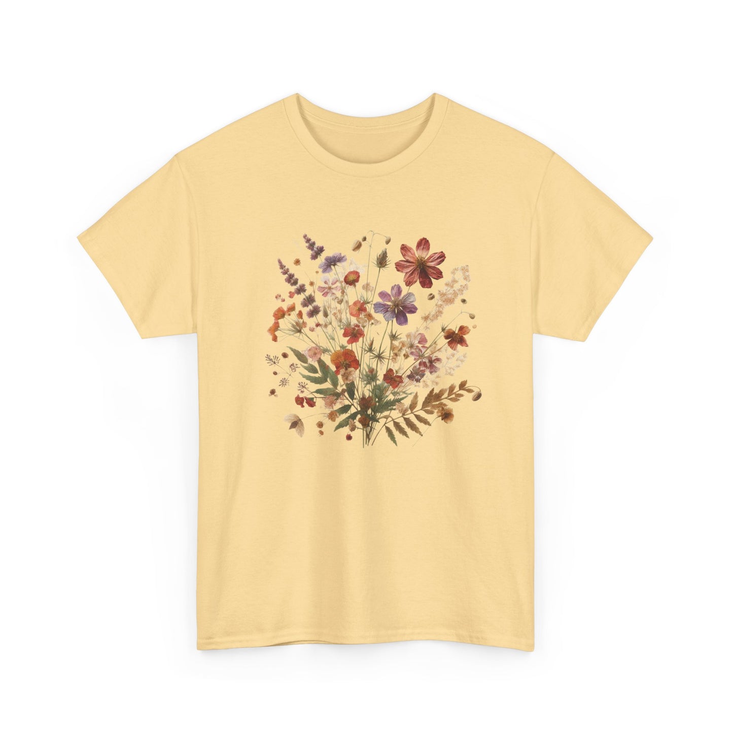 Wild Flowers T-Shirt, Floral Nature T-Shirt, Cottagecore Shirt - PopCultureByDesign36