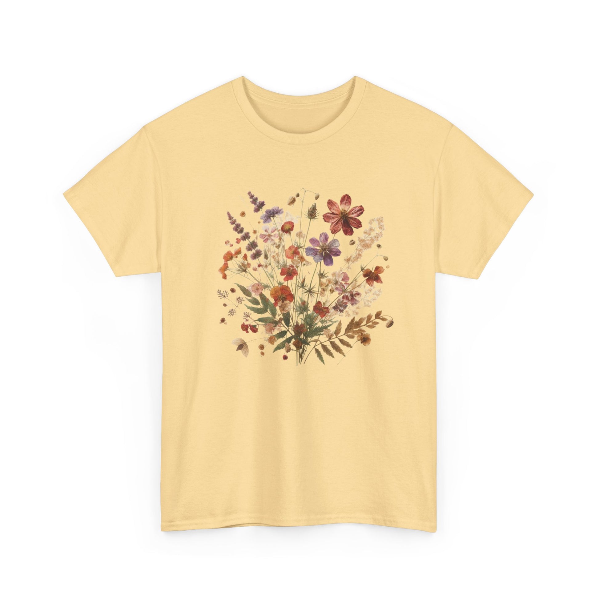 Wild Flowers T-Shirt, Floral Nature T-Shirt, Cottagecore Shirt - PopCultureByDesign36