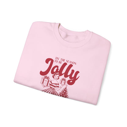 Christmas Sweatshirt, Pin Up Girl Christmas, Christmas Jolly - PopCultureByDesign36