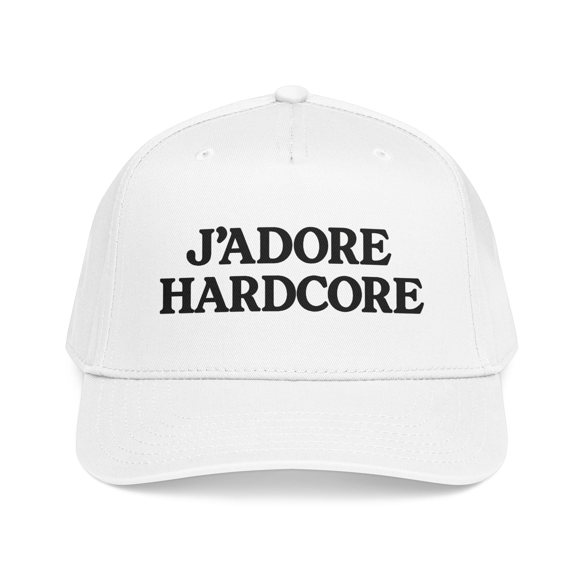 Jadore Hardcore Baseball Cap — Mid Profile by PopCultureByDesign36