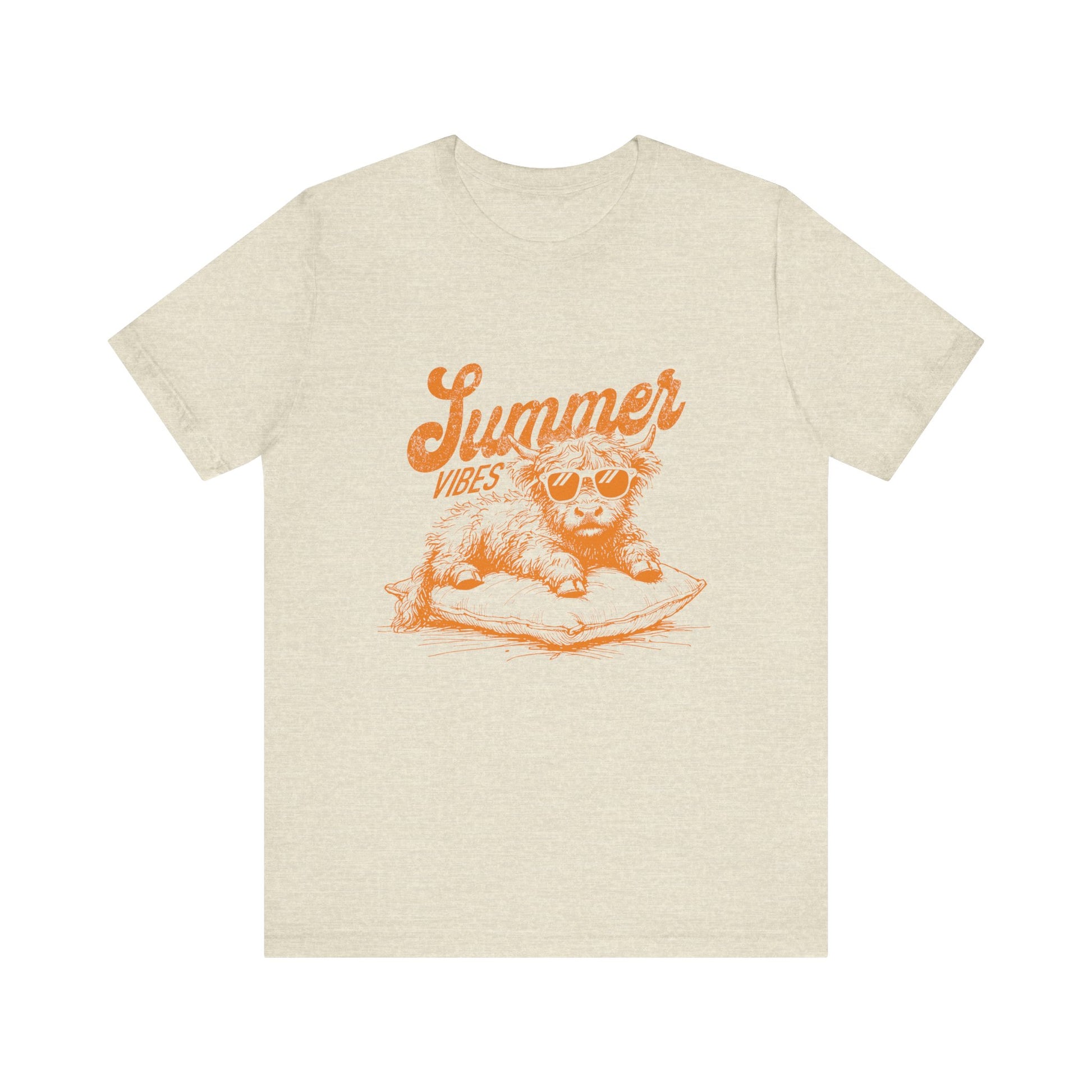 Summer Vibes Highland Cow Shirt, Western Shirt, Cow Shirt - PopCultureByDesign36