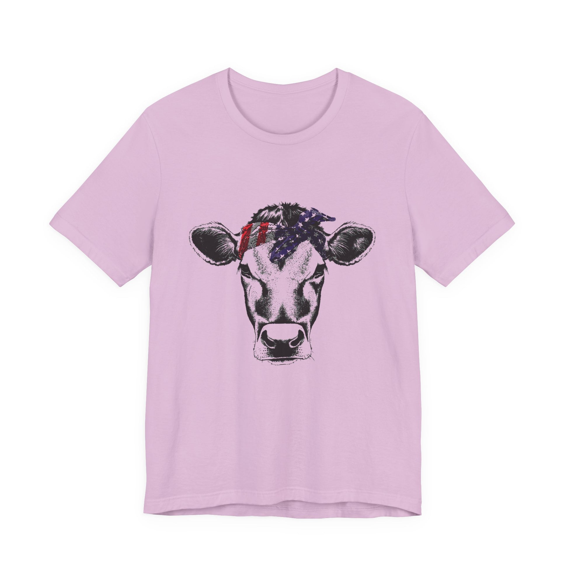 Highland Cow shirt, American Flag Shirt, Funny Cow Shirt, Independence Day - PopCultureByDesign36