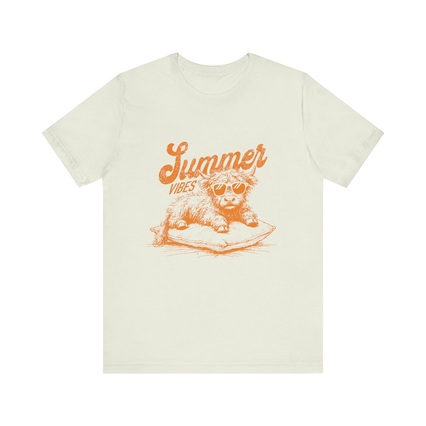 Summer Vibes Highland Cow Shirt, Western Shirt, Cow Shirt - PopCultureByDesign36