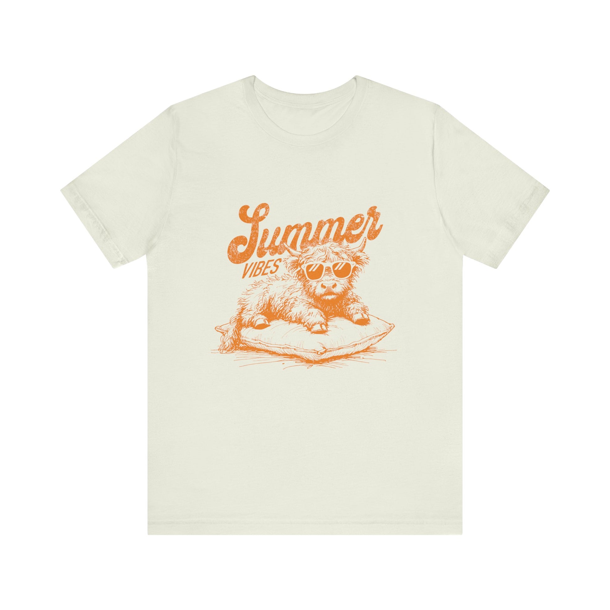 Summer Vibes Highland Cow Shirt, Western Shirt, Cow Shirt - PopCultureByDesign36