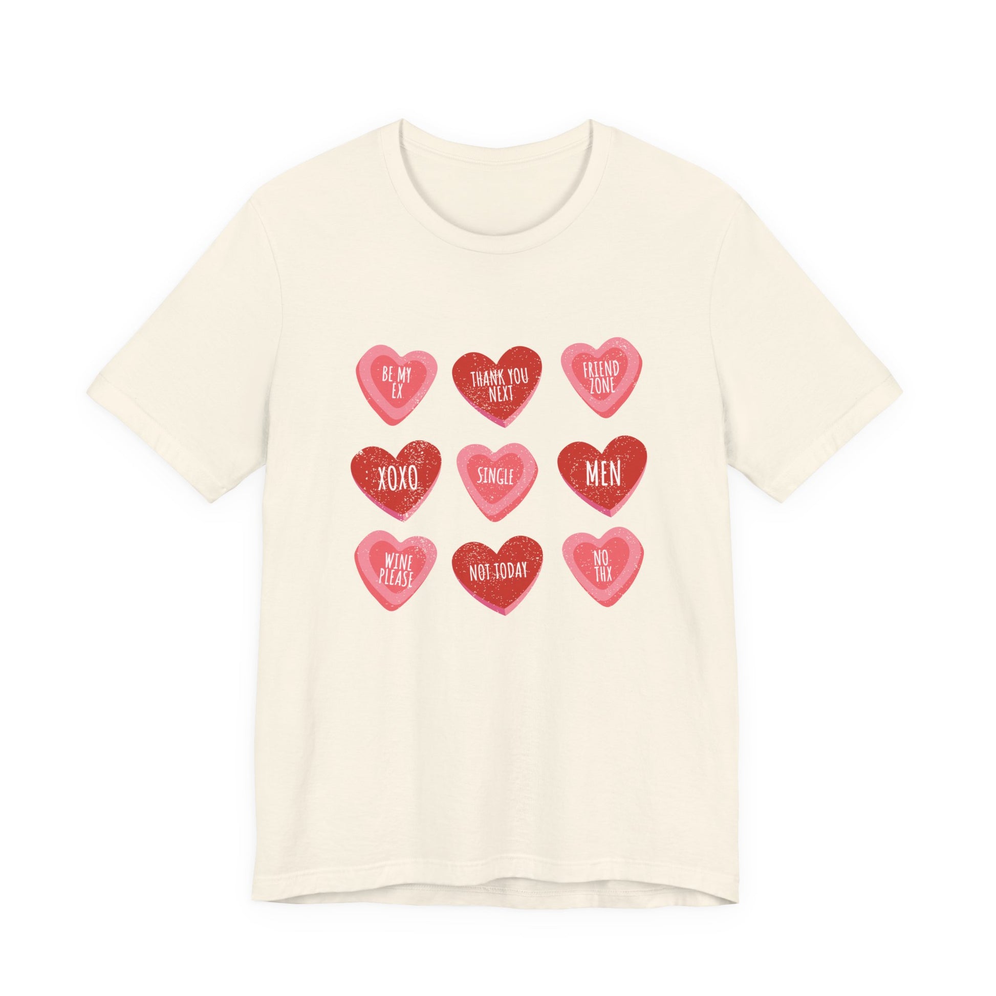 Candy Heart Shirt, Valentine's Day Gift, Conversation Hearts Shirt - PopCultureByDesign36