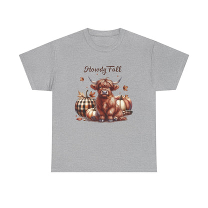 Howdy Fall, Moody shirt, Funny Cow shirt, Cow Shirt - PopCultureByDesign36