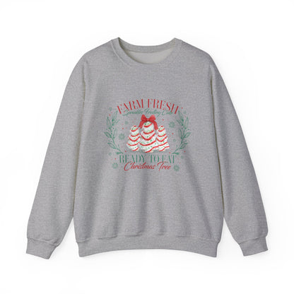 Farm Fresh Christmas Tree Cakes Shirt, Christmas Cake Sweatshirt - PopCultureByDesign36