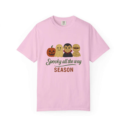Spooky All The Way Halloween T-shirt, Pumpkin, Ghost, Dracula, Mummy Shirt - PopCultureByDesign36