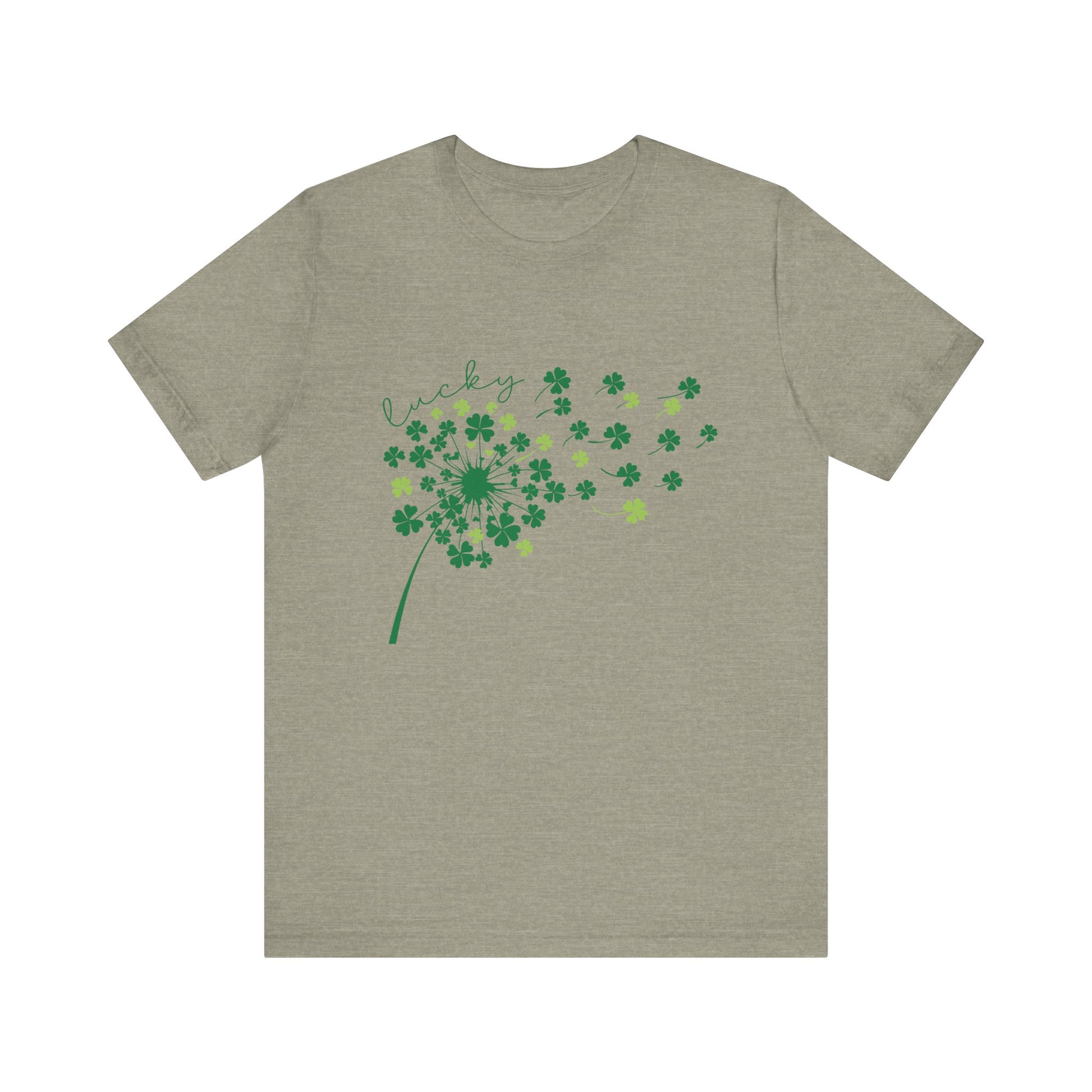 Lucky Shirt, St Patricks Day Shirt, Shamrock Heart T-Shirt - PopCultureByDesign36