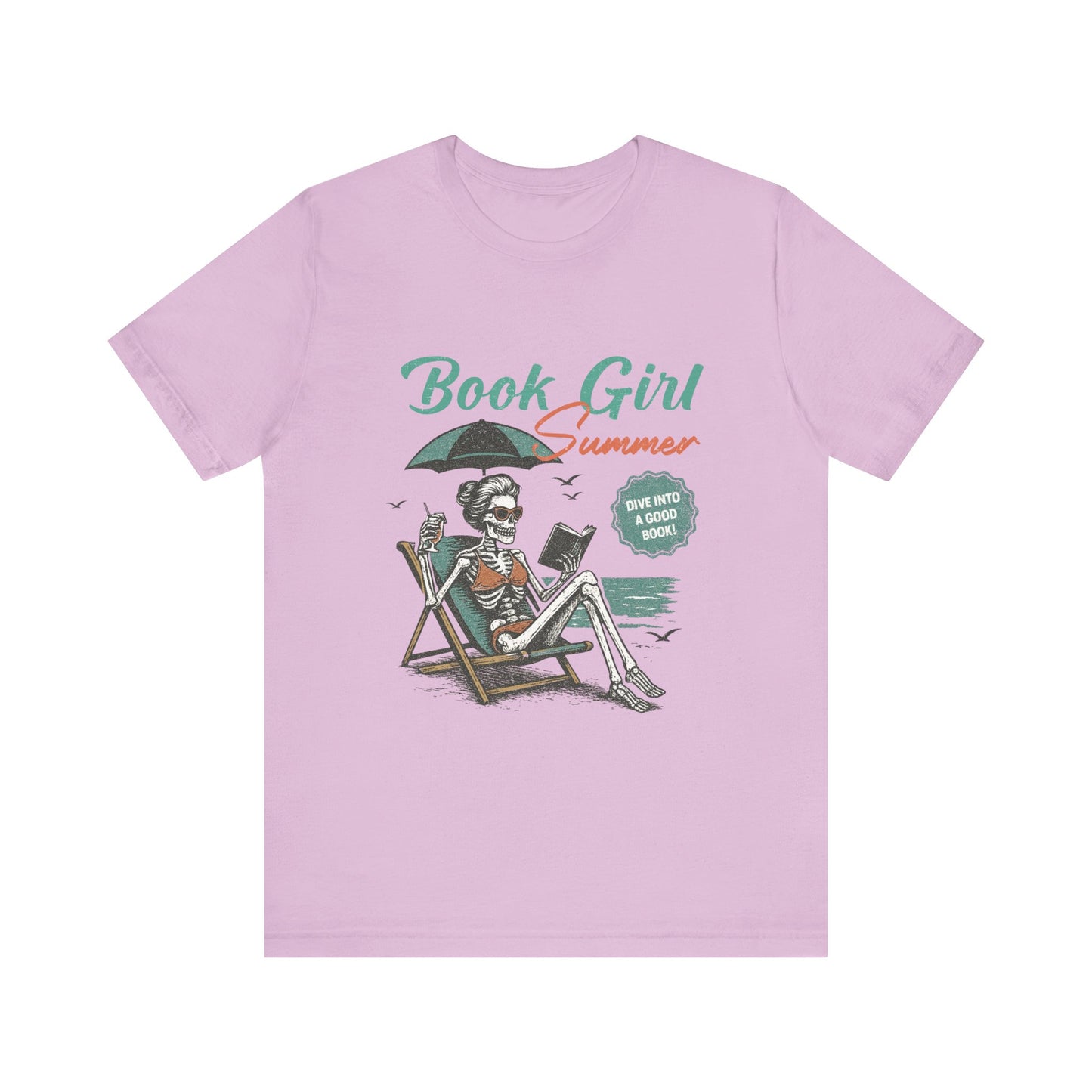 Book Girl Summer Shirt, Reading Lover Tee, Literary Bookworm Top - PopCultureByDesign36