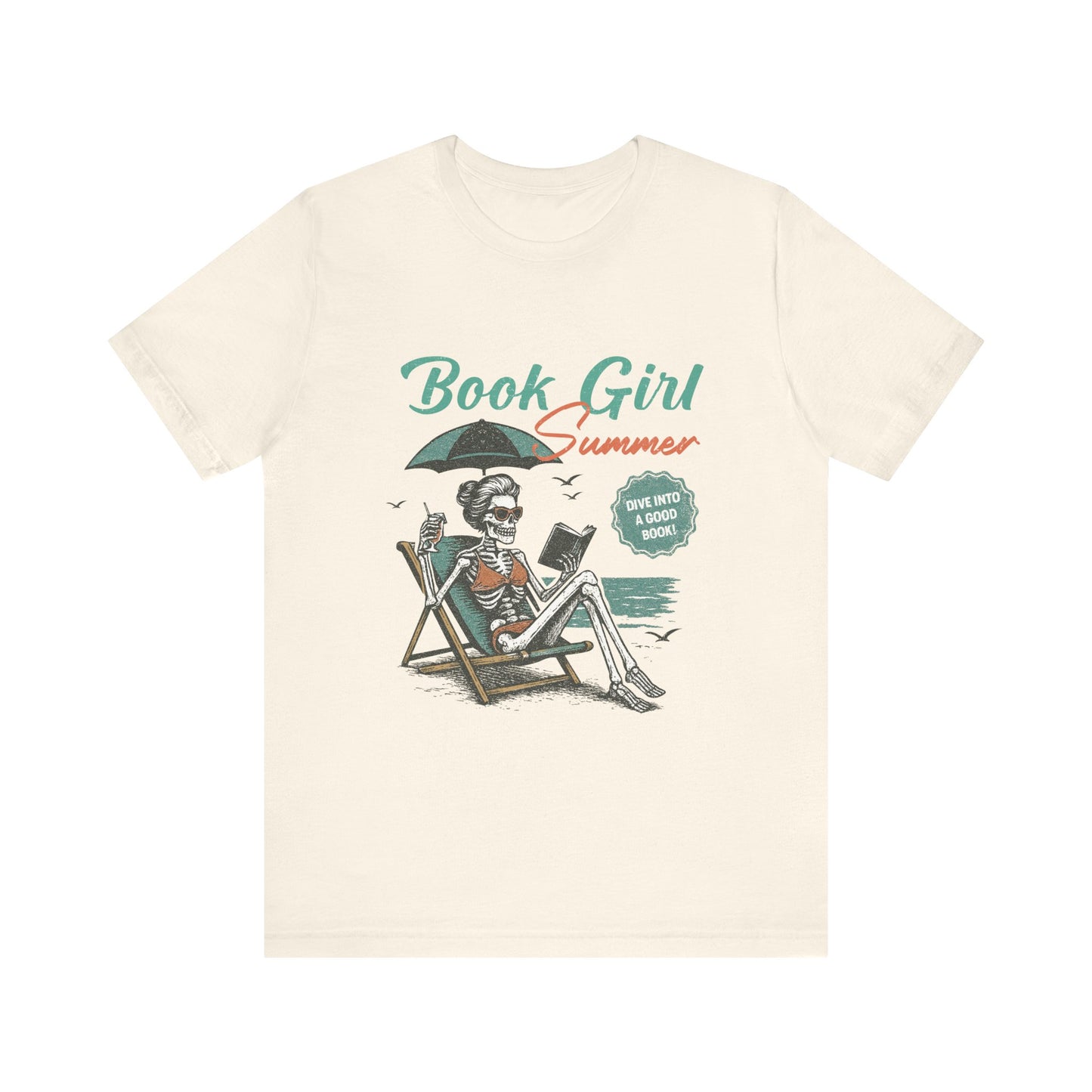 Book Girl Summer Shirt, Reading Lover Tee, Literary Bookworm Top - PopCultureByDesign36
