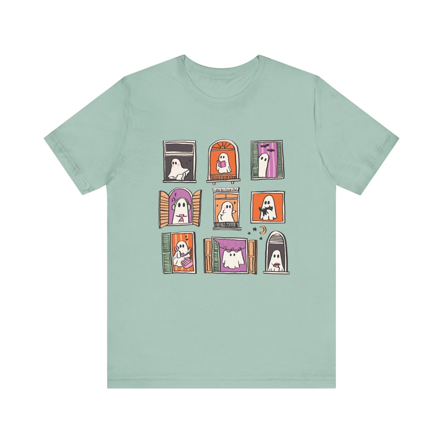 Ghostly Frames T-Shirt, Halloween Tee, Spooky Shirt - PopCultureByDesign36