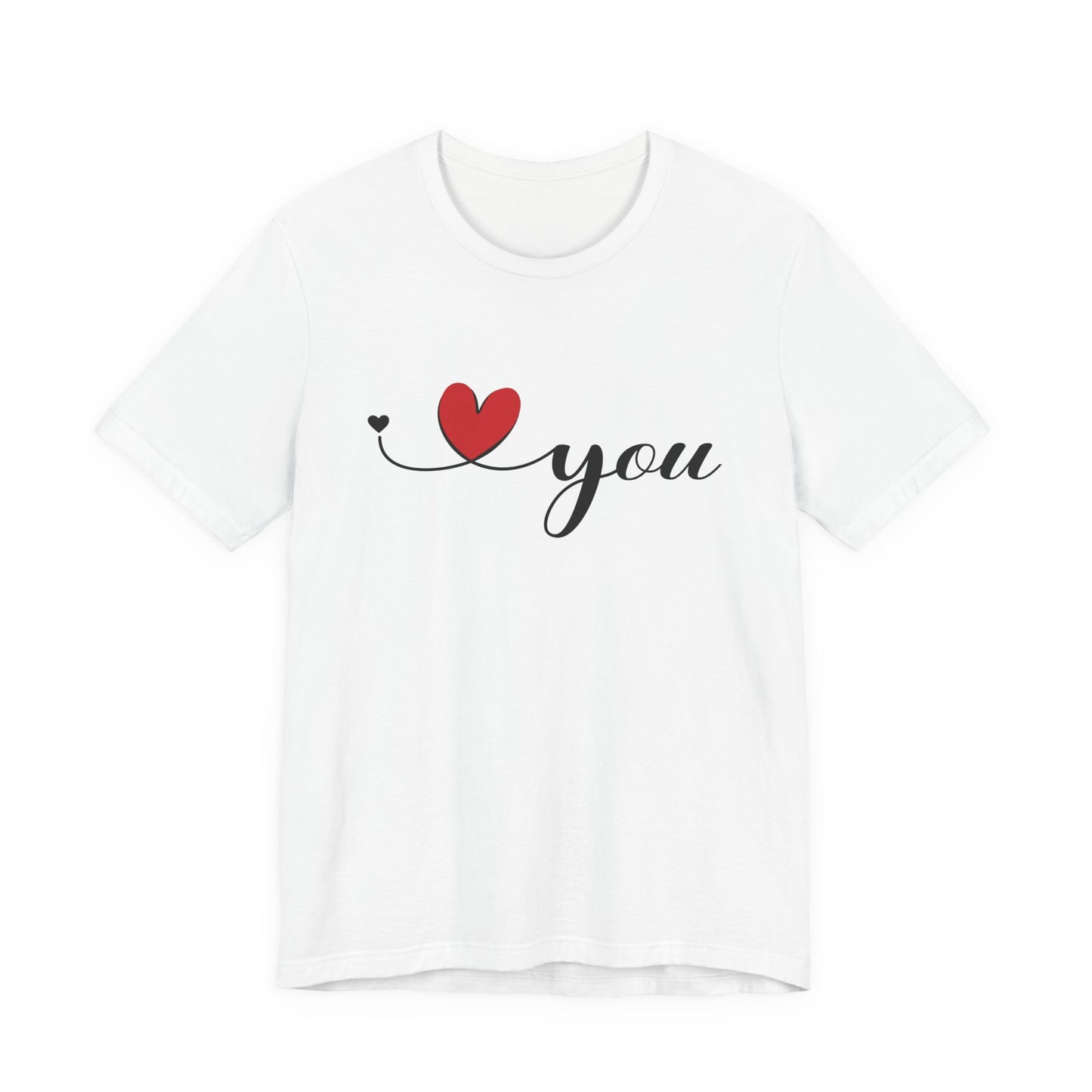 I Love You Shirt, Love Shirt, Valentines Day Shirt, I Love You Minimalist Shirt - PopCultureByDesign36