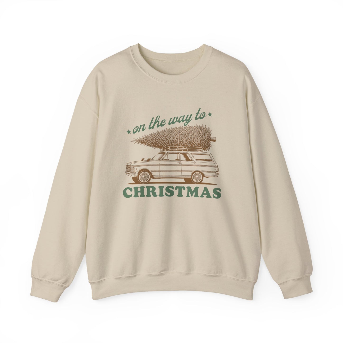 On The Way To Christmas, Xmas Sweatshirt, Family Christmas, Christmas Jolly - PopCultureByDesign36