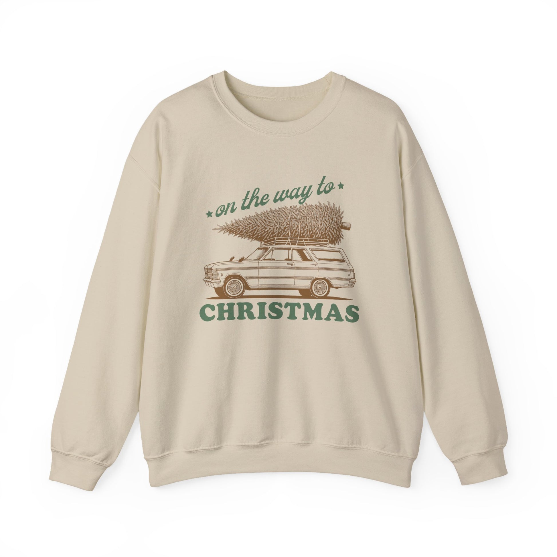 On The Way To Christmas, Xmas Sweatshirt, Family Christmas, Christmas Jolly - PopCultureByDesign36