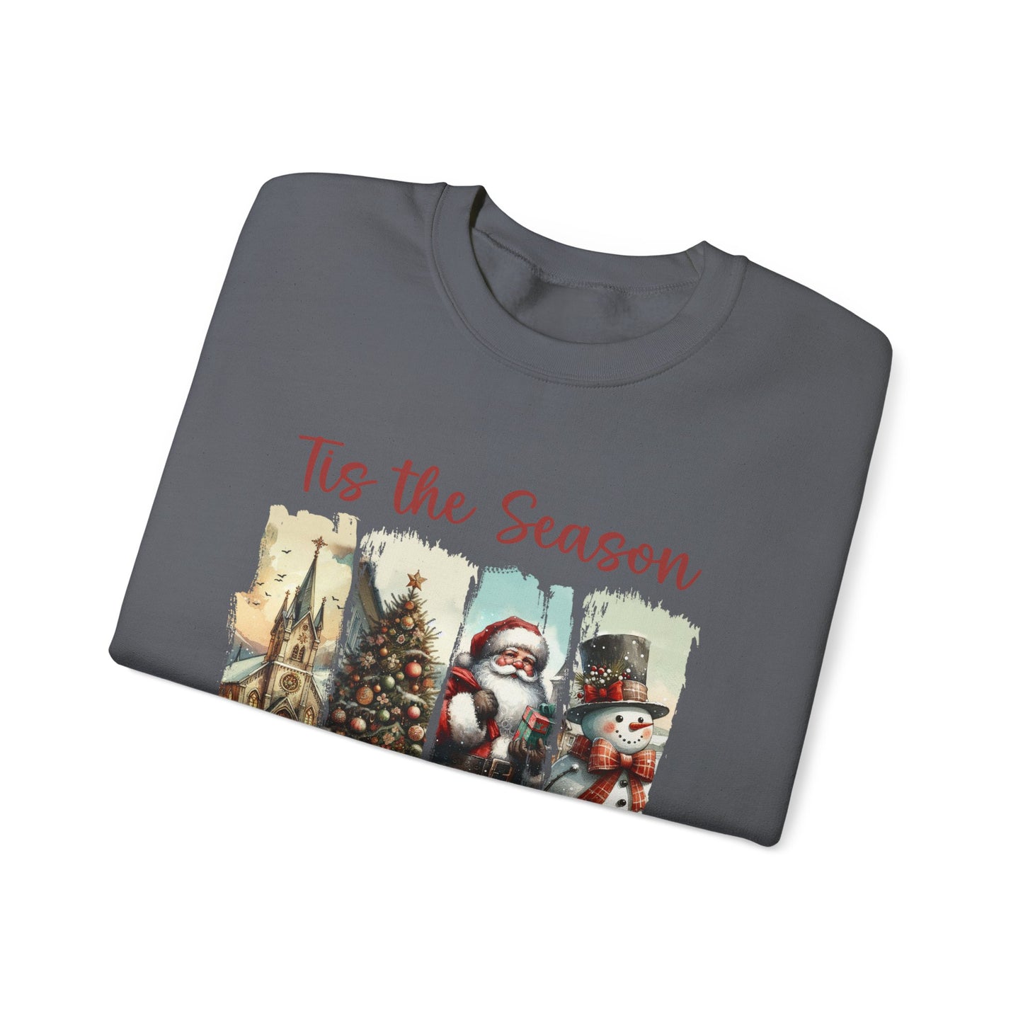 Tis The Season Sweatshirt, Merry Christmas Shirt, Christmas Sweatshirt - PopCultureByDesign36