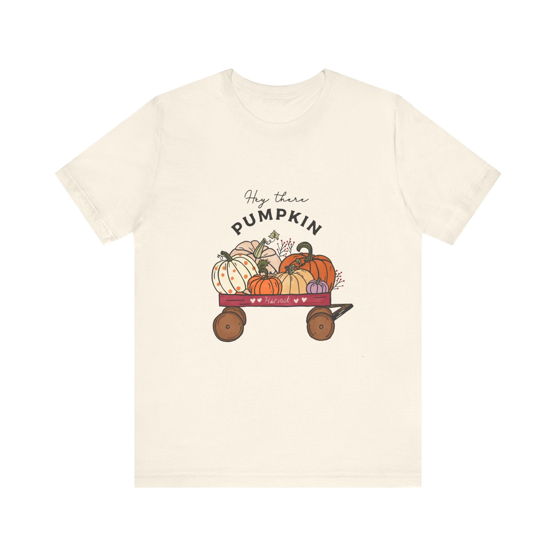 Hey There Pumpkin Unisex Tee, Autumn Halloween Pumpkin T-Shirt - PopCultureByDesign36