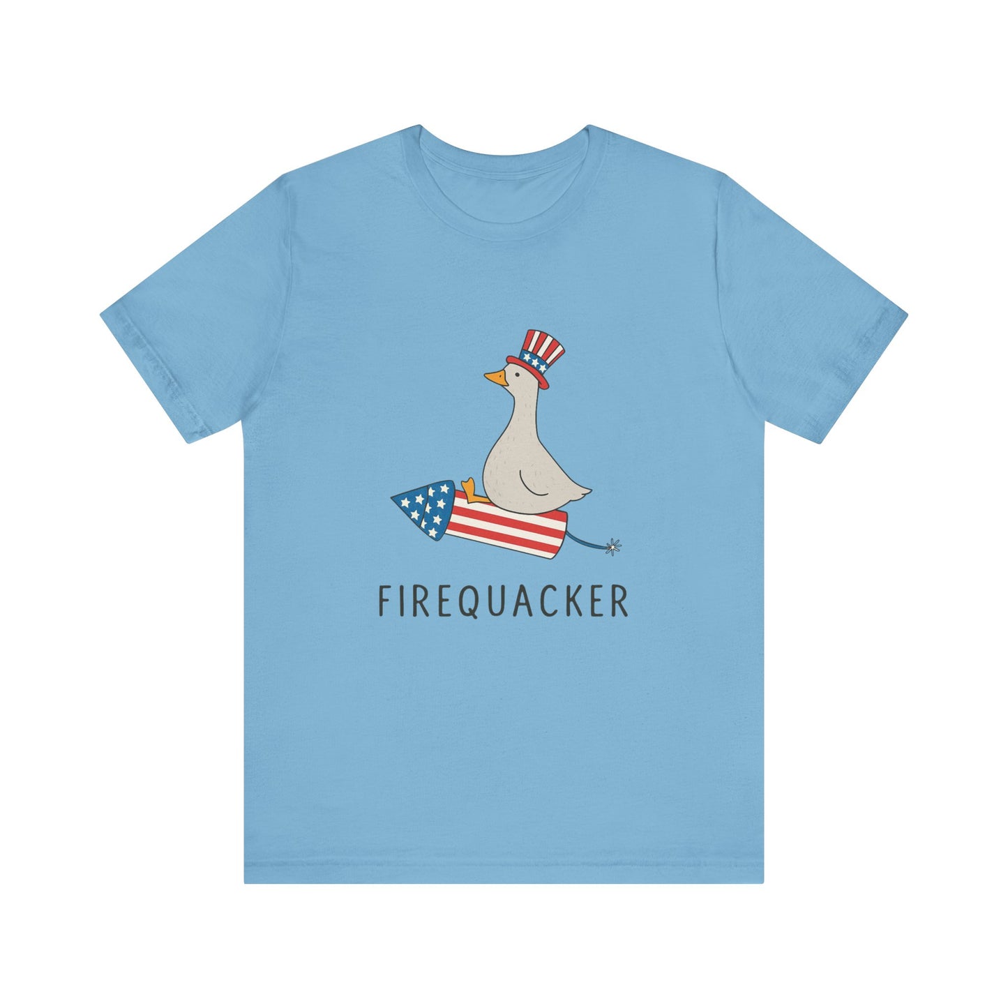 Firequacker Shirt, Funny Fourth Of July Shirt, Funny Goose Shirt - PopCultureByDesign36