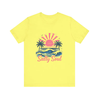 Retro Salty Soul Shirt, Summer Salty Soul T-shirt, Trendy Summer Shirt - PopCultureByDesign36