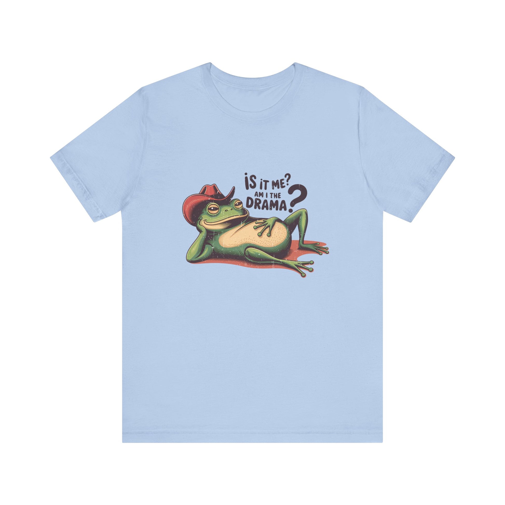 Am I The Drama Shirt, Funny Frog Joke T-Shirt, Meme Frog Shirt - PopCultureByDesign36