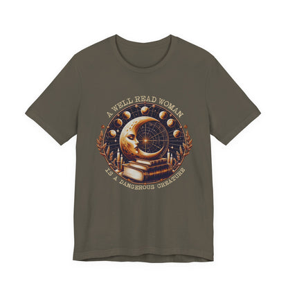 Reading Shirt, Librarian Shirt, Celestial Shirt, Book Lover Tee - PopCultureByDesign36