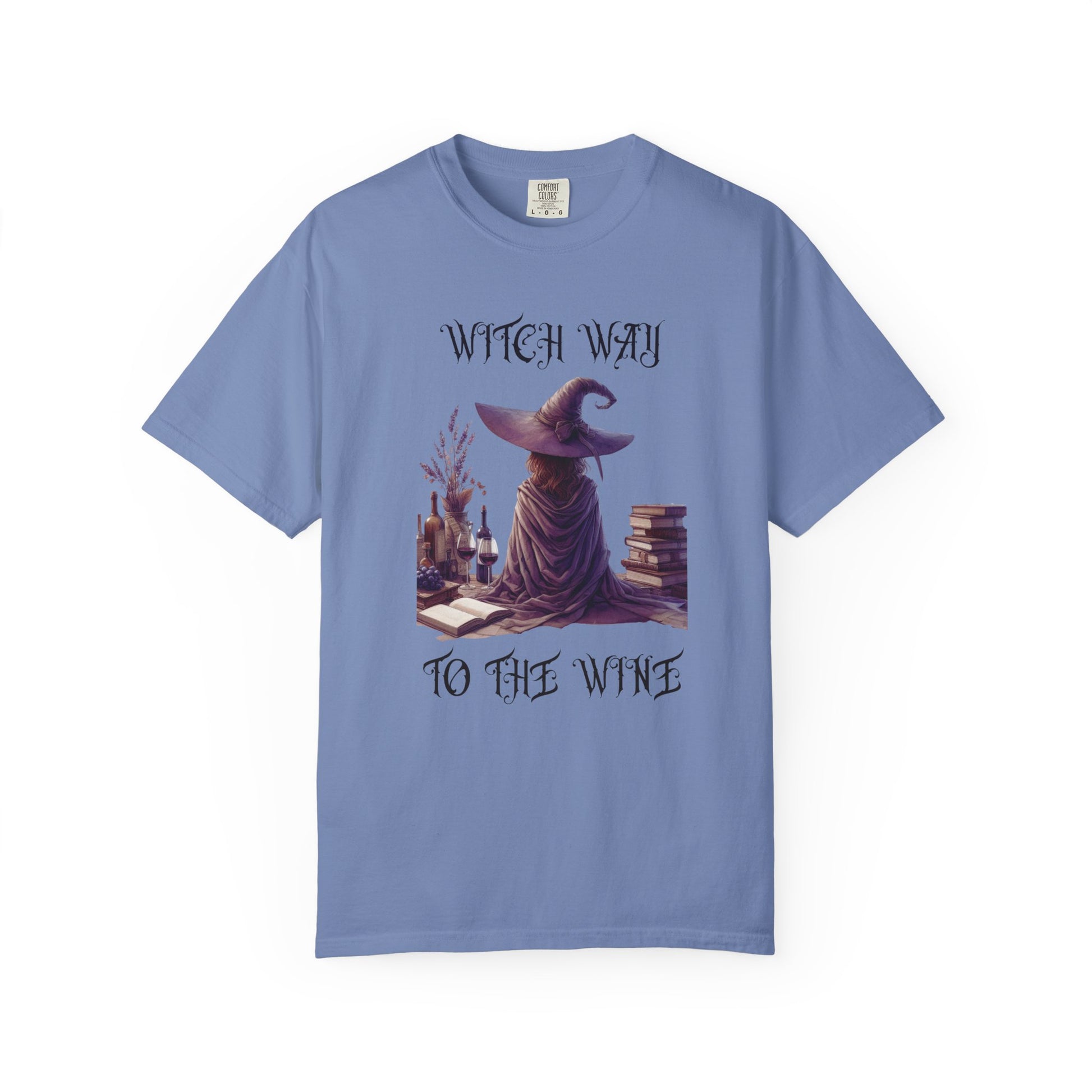 Funny Halloween Shirt, Halloween Witch Shirt, Wine Drinker Gift - PopCultureByDesign36