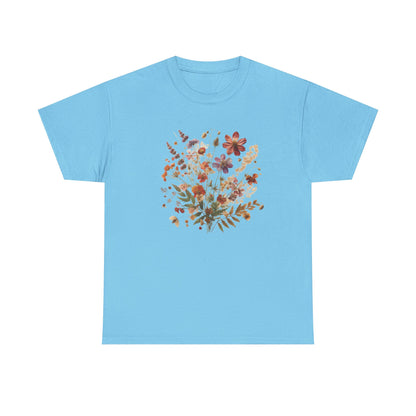 Wild Flowers T-Shirt, Floral Nature T-Shirt, Cottagecore Shirt - PopCultureByDesign36