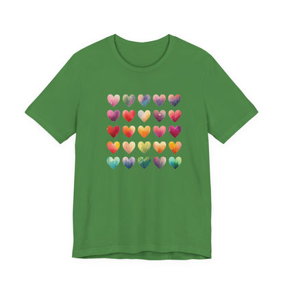 Bohemian Artsy Watercolor Shirt, Watercolor Tee, Watercolor Heart Tee - PopCultureByDesign36