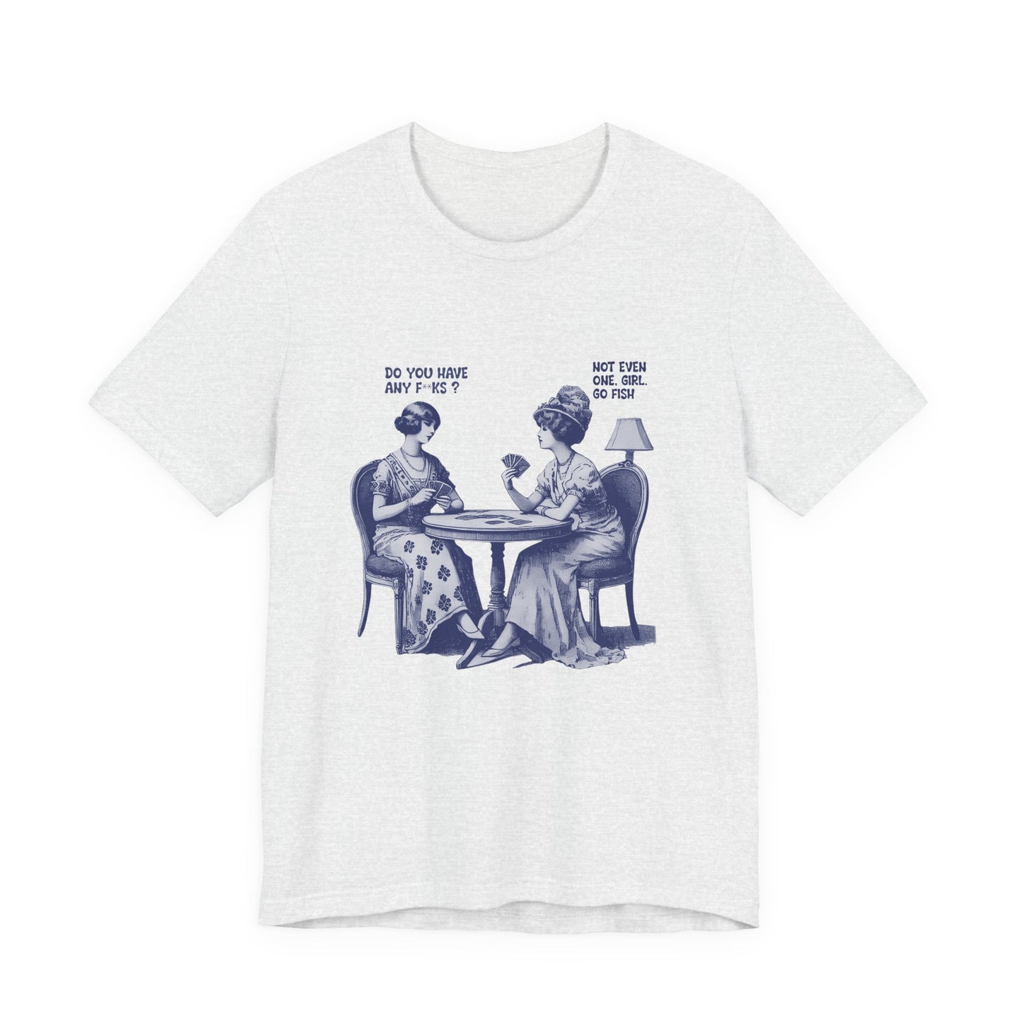 Funny Card Playing Tee, Card Playing Lovers Tee, Vintage Style Top - PopCultureByDesign36