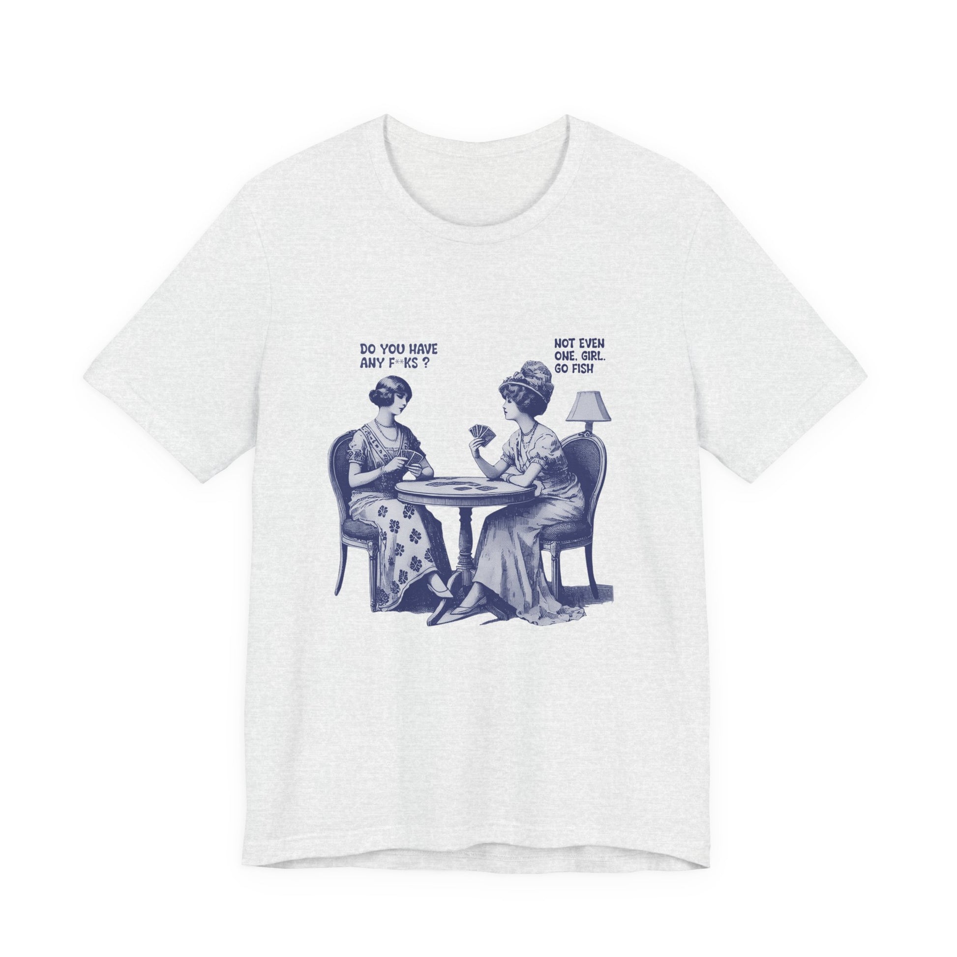 Funny Card Playing Tee, Card Playing Lovers Tee, Vintage Style Top - PopCultureByDesign36