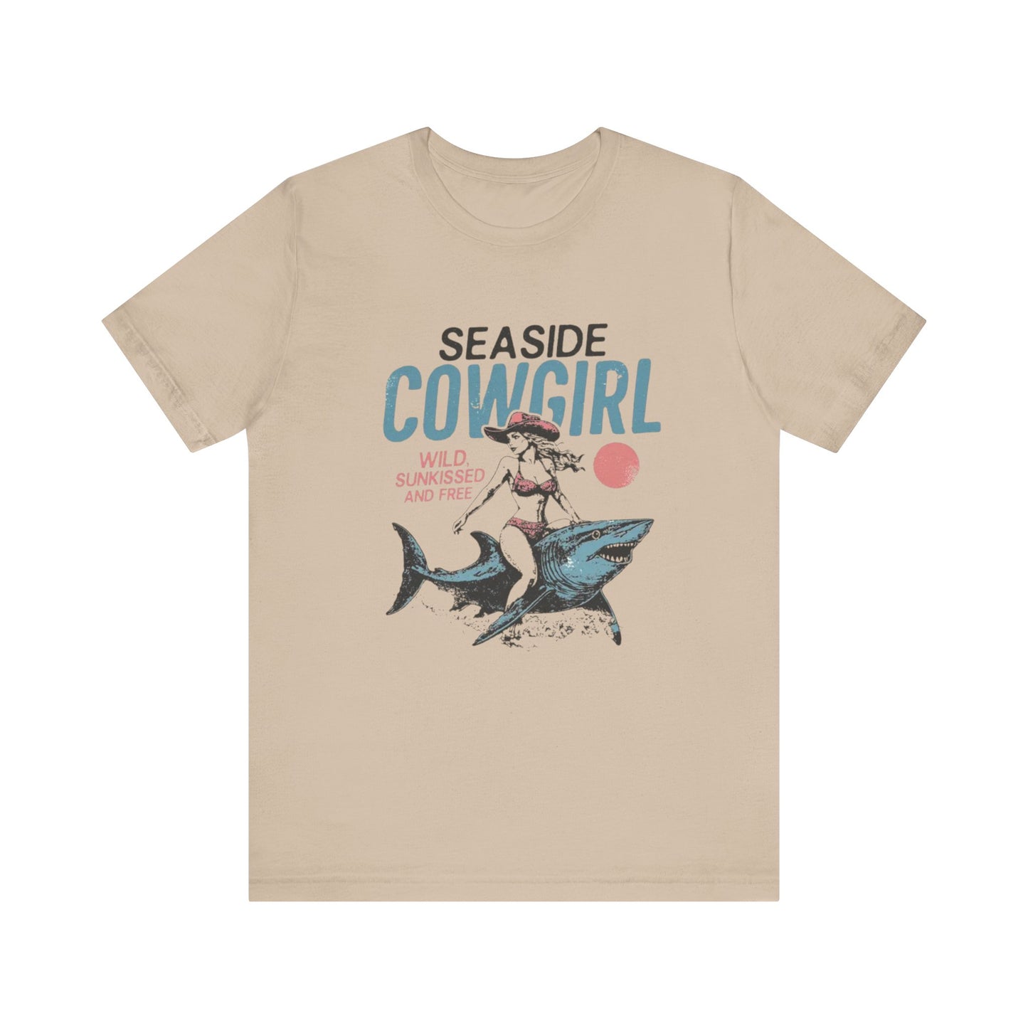 Seaside cowgirl retro summer Shirt, Western beach Shirt, Wild sunkissed Shirt - PopCultureByDesign36